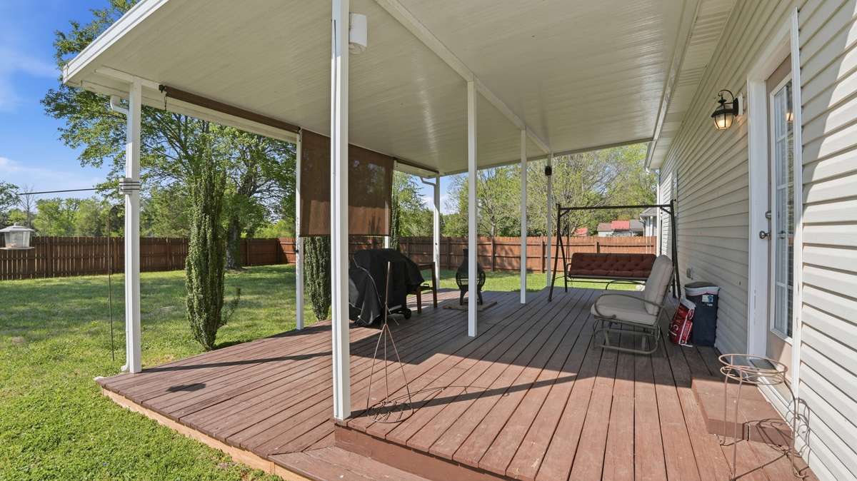 Covered deck