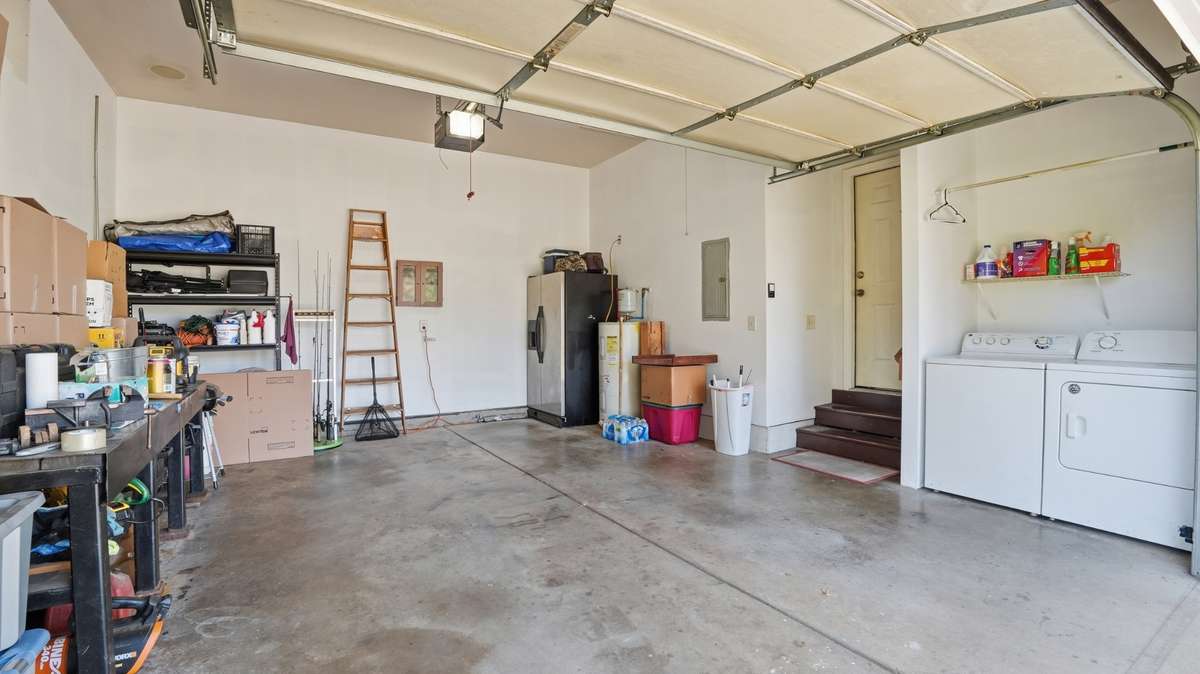 Garage/ laundry area