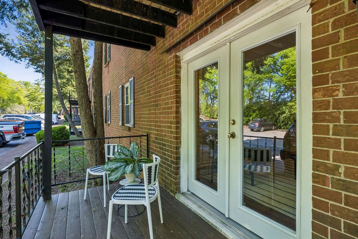 Relax and unwind on your private covered patio directly off the main living area.