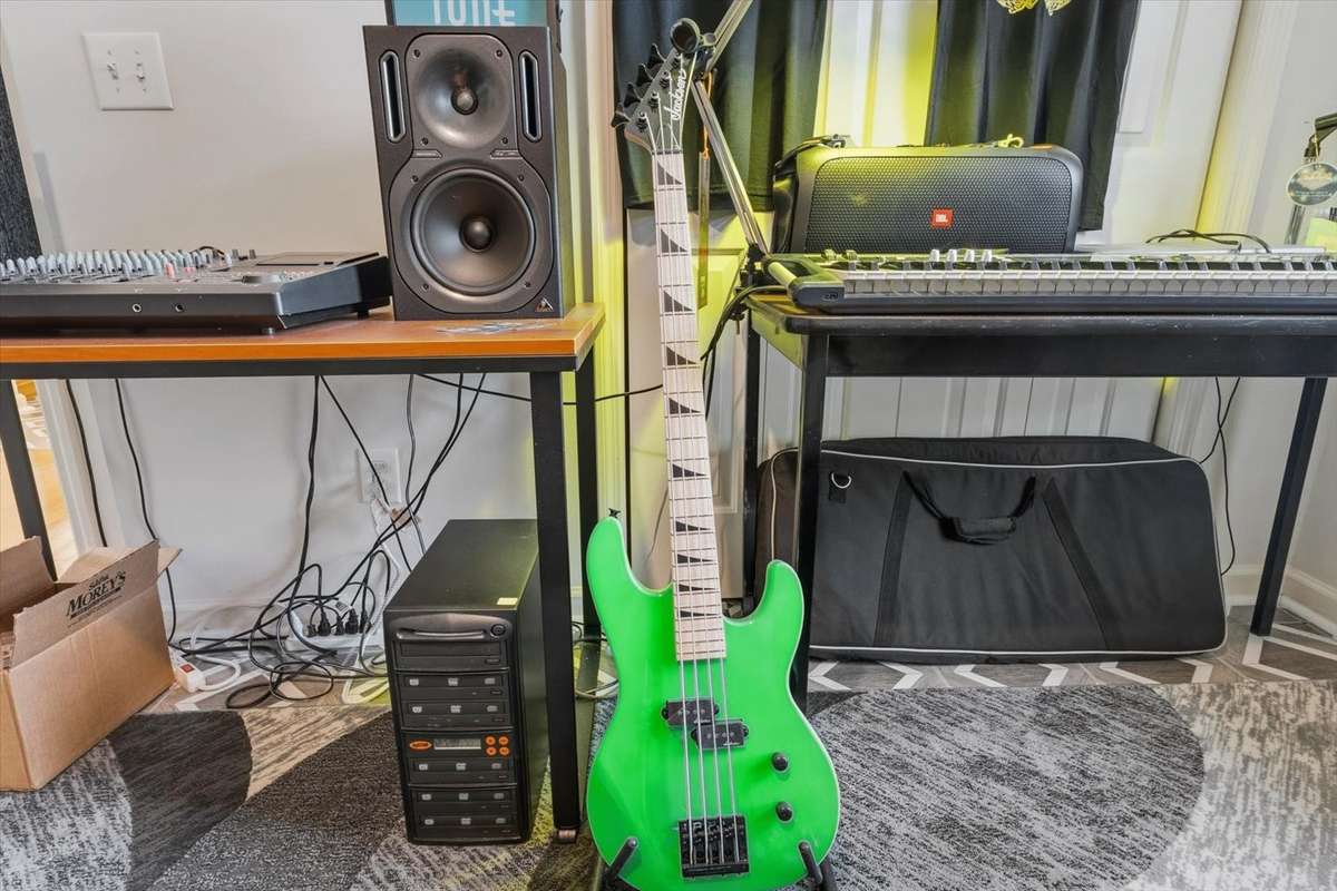 Jackson Bass guitar.