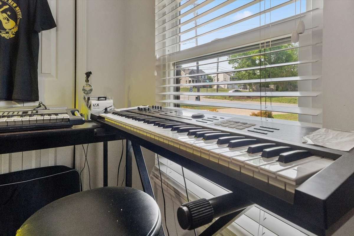 Roland Juno Synthesizer Keyboard.