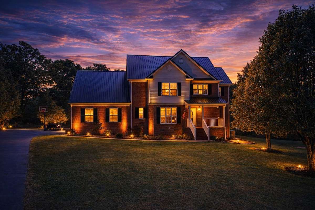 Welcome Home!  Just imagine coming home every day to this gorgeous retreat. (Photo digitally enhanced)