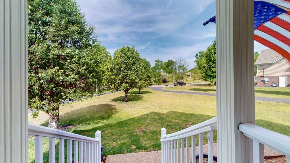 View from front porch.
