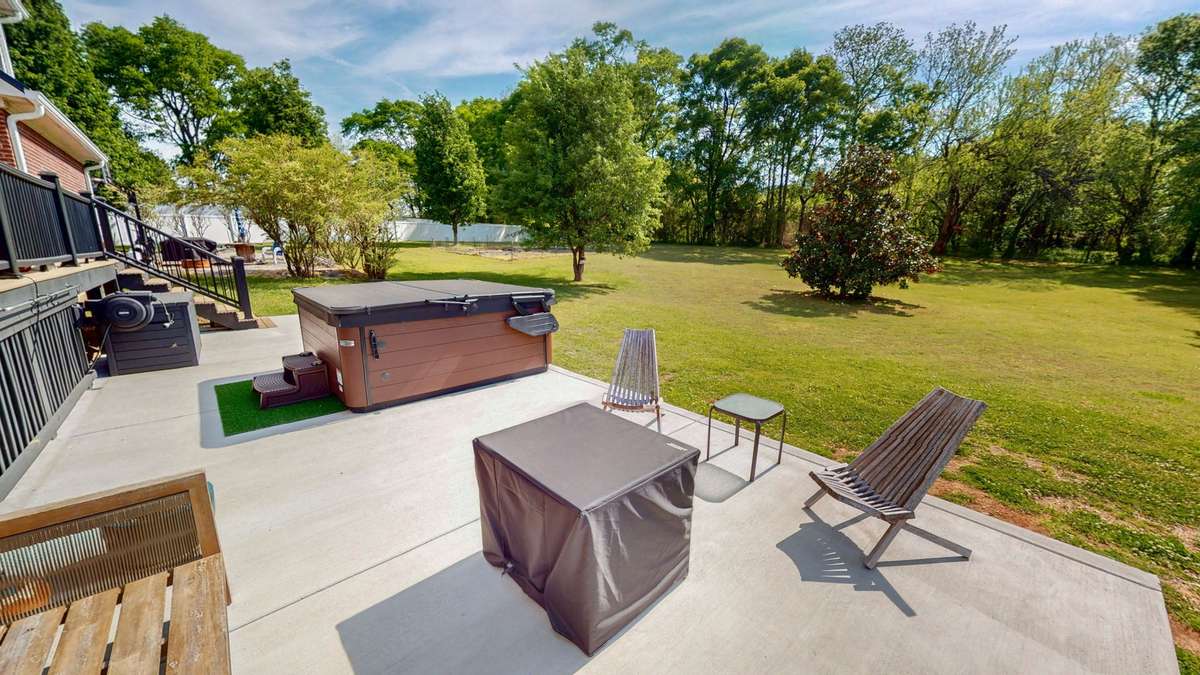 Private and serene.