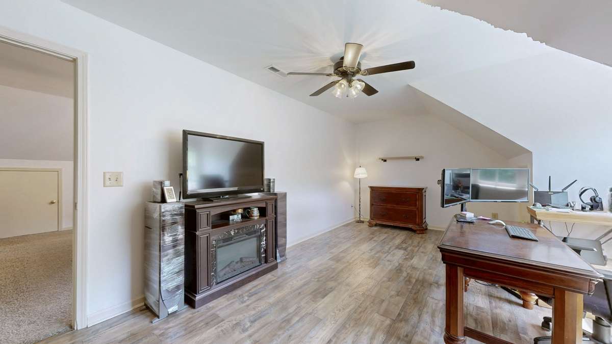 Another flex area off bonus room.  Currently being used as a private office.  What would you do with this space?