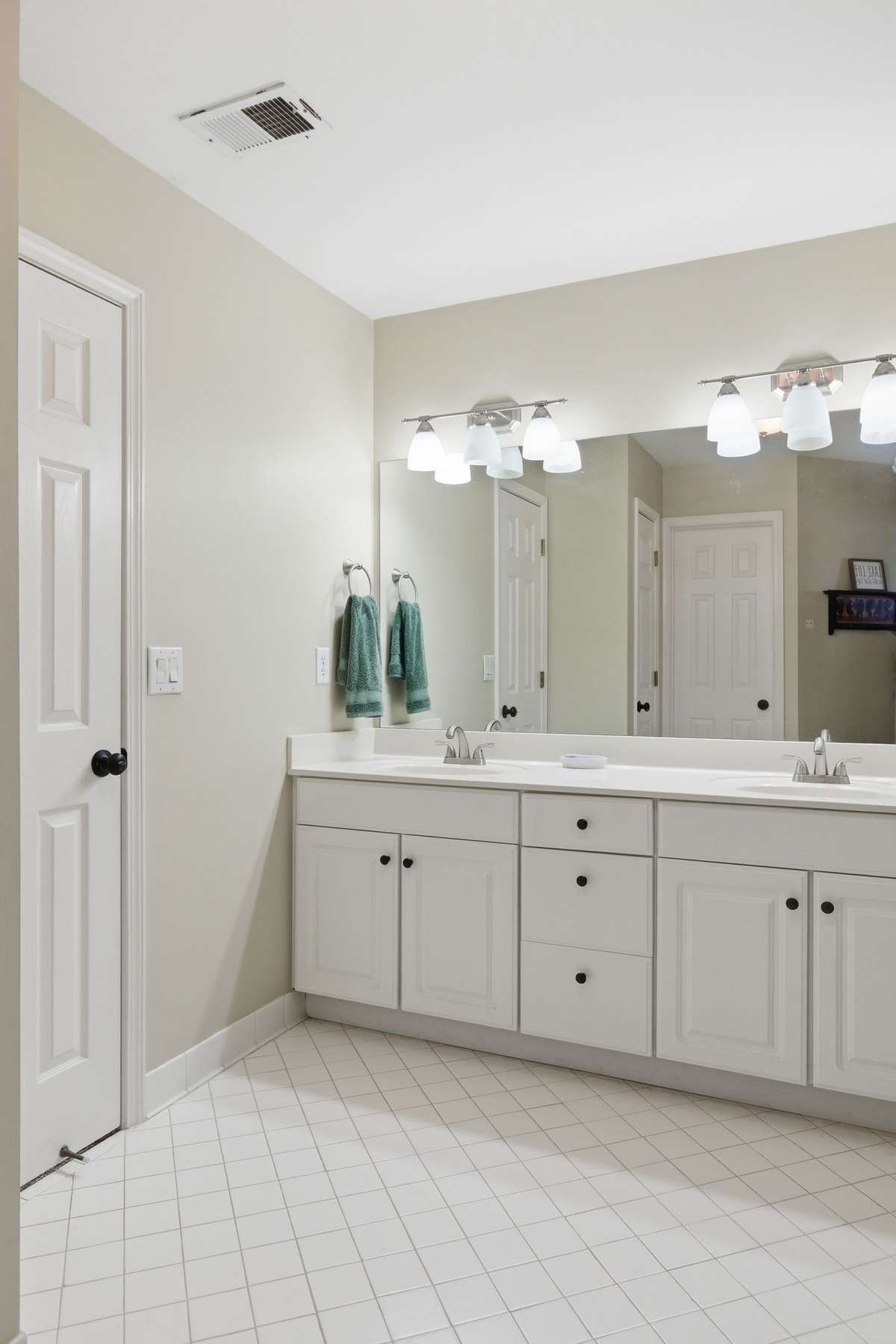 Jack and Jill bathroom upstairs
