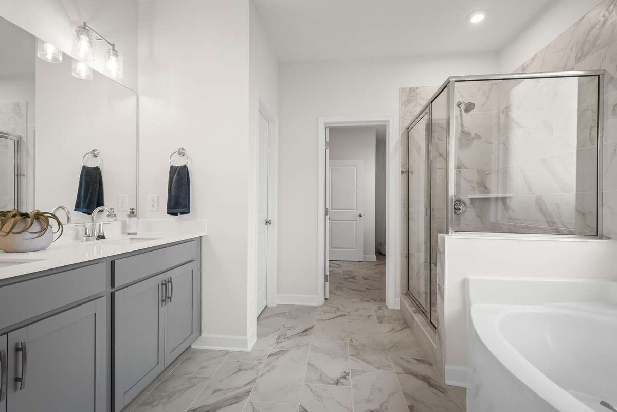 *** Photo is of a previously built Kinsley floor plan in another Drees Homes community. Standard Features and Selections may vary. ***