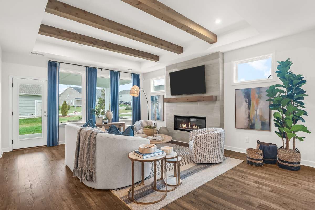 *** Photo is of a previously built Kinsley floor plan in another Drees Homes community. Standard Features and Selections may vary. ***