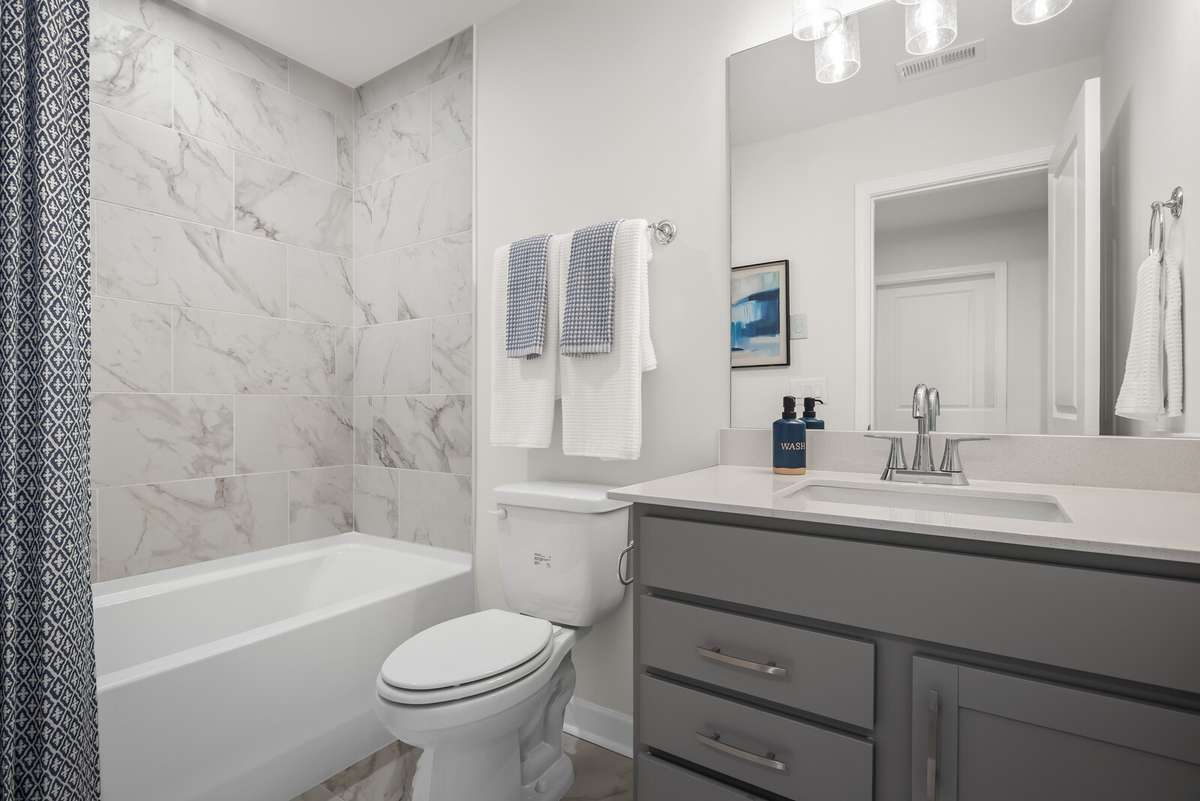 *** Photo is of a previously built Kinsley floor plan in another Drees Homes community. Standard Features and Selections may vary. ***