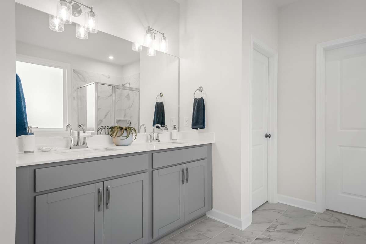 *** Photo is of a previously built Kinsley floor plan in another Drees Homes community. Standard Features and Selections may vary. ***