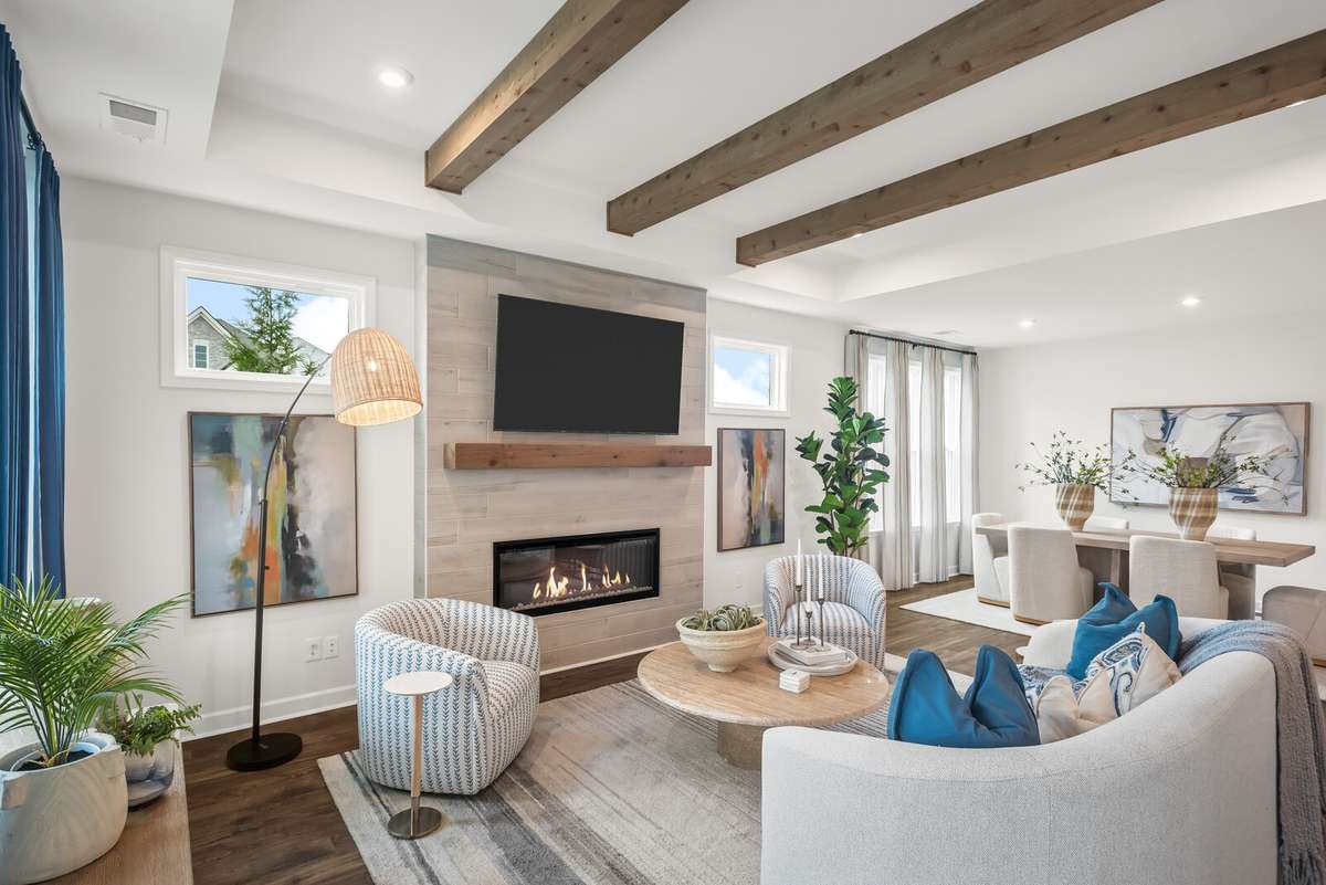 *** Photo is of a previously built Kinsley floor plan in another Drees Homes community. Standard Features and Selections may vary. ***