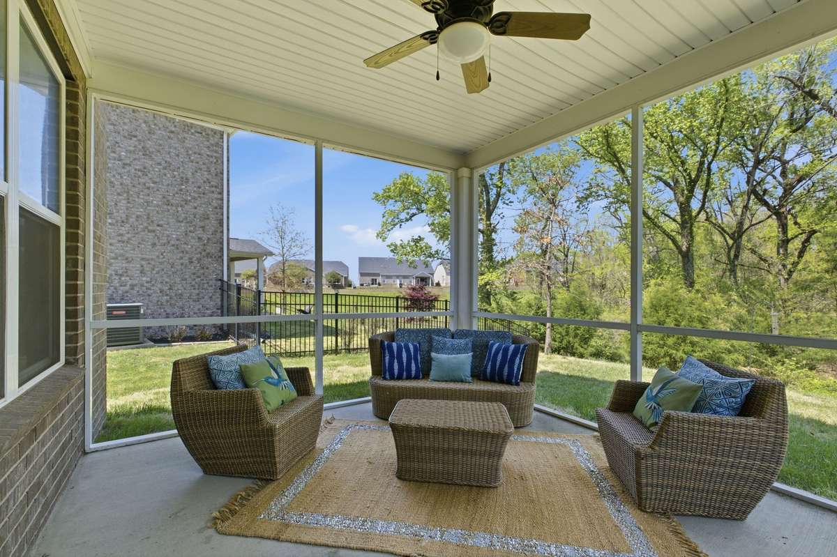 The most relaxing and peaceful screened-in porch on the market!