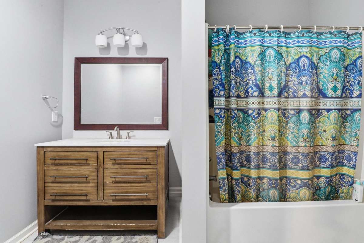 2nd upstairs Bath/Bedroom Combo