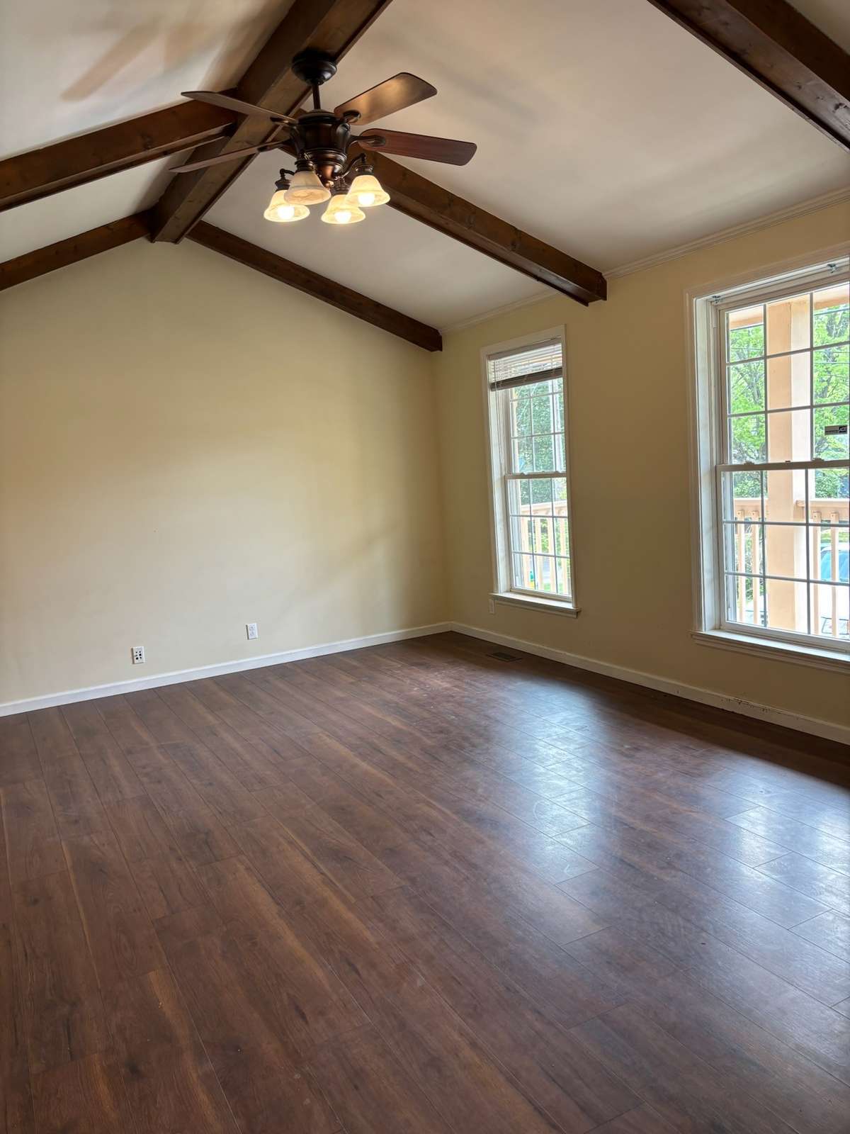 Two windows in Living room.
