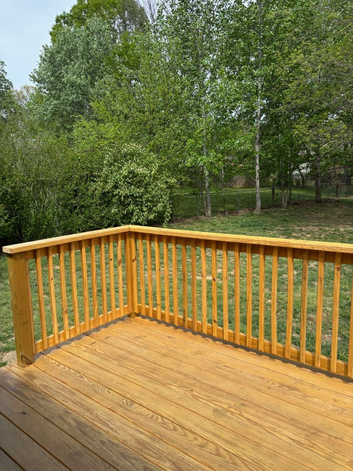 New 15x11 deck.