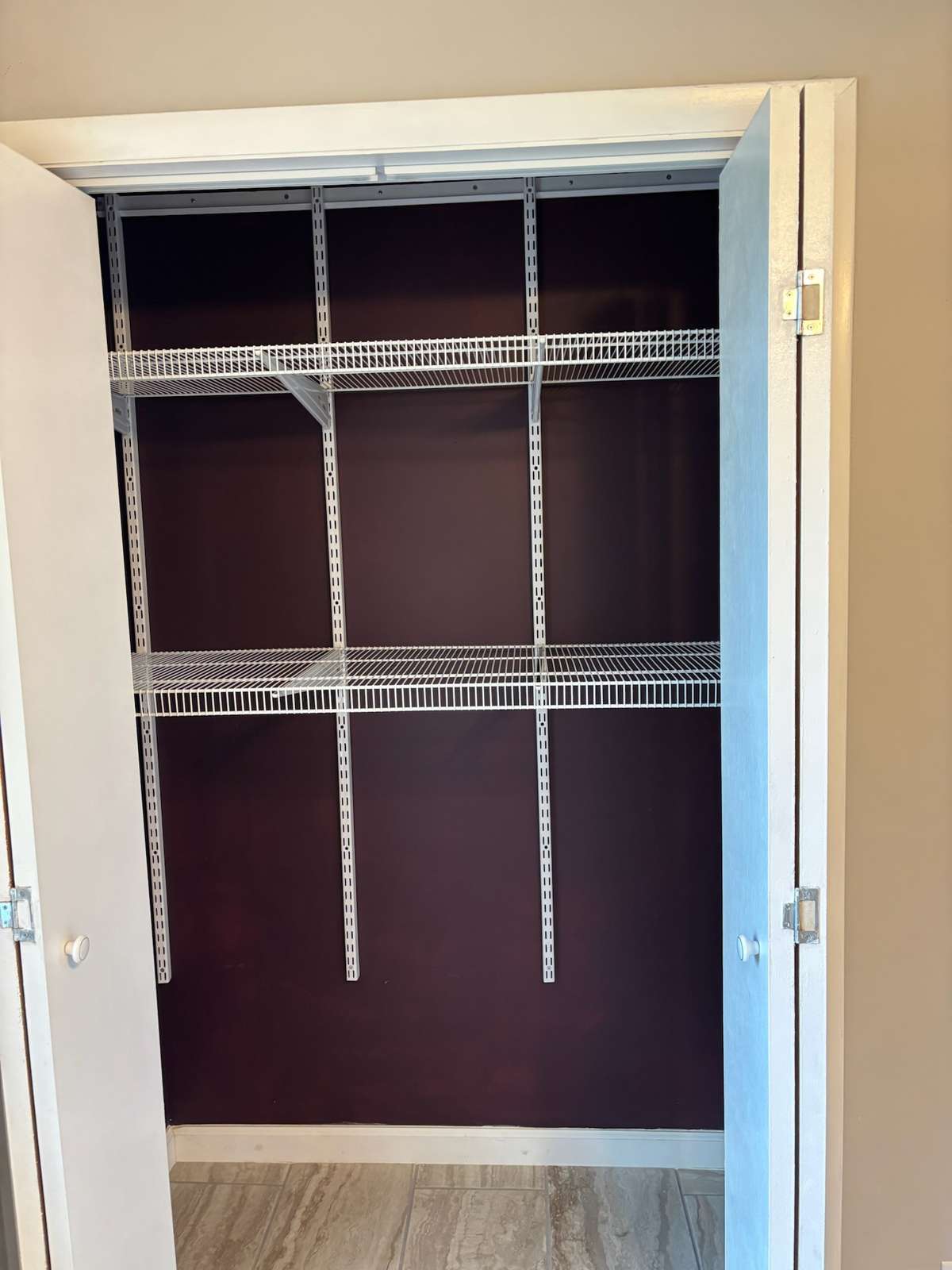 Closet in front bedroom.