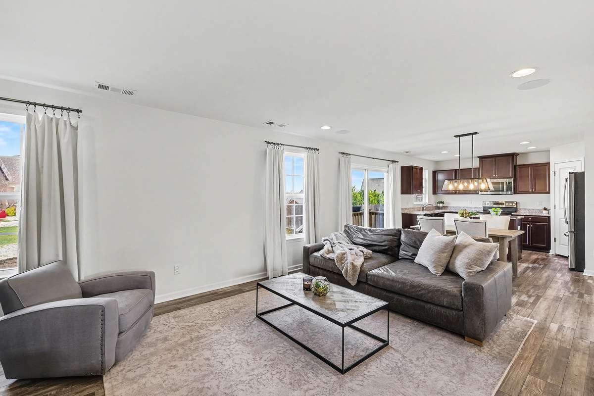The open floor plan is great for entertaining!