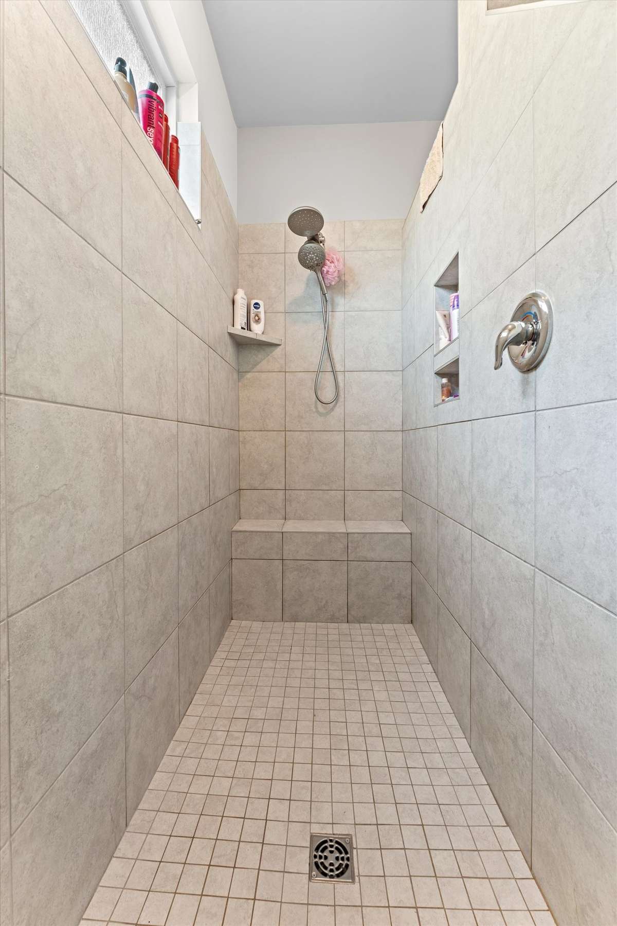 Huge walk in shower