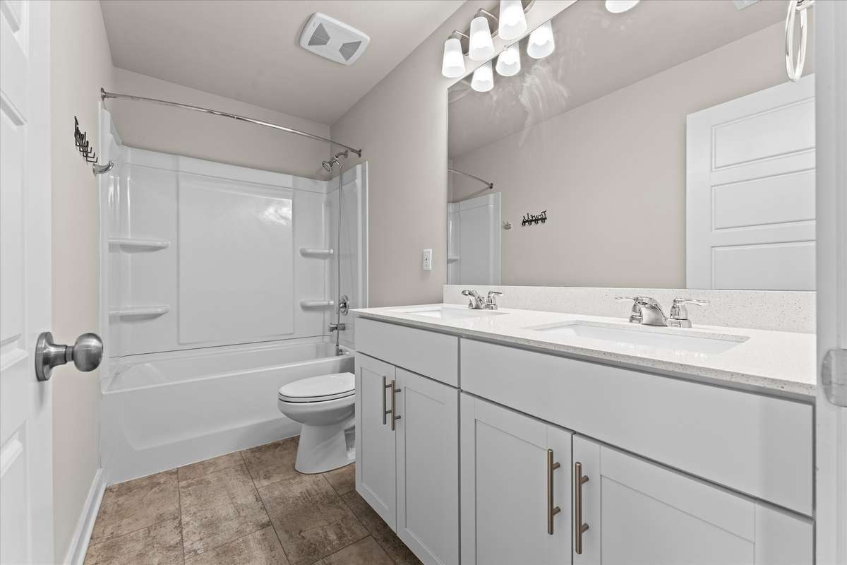 Upstairs full bath