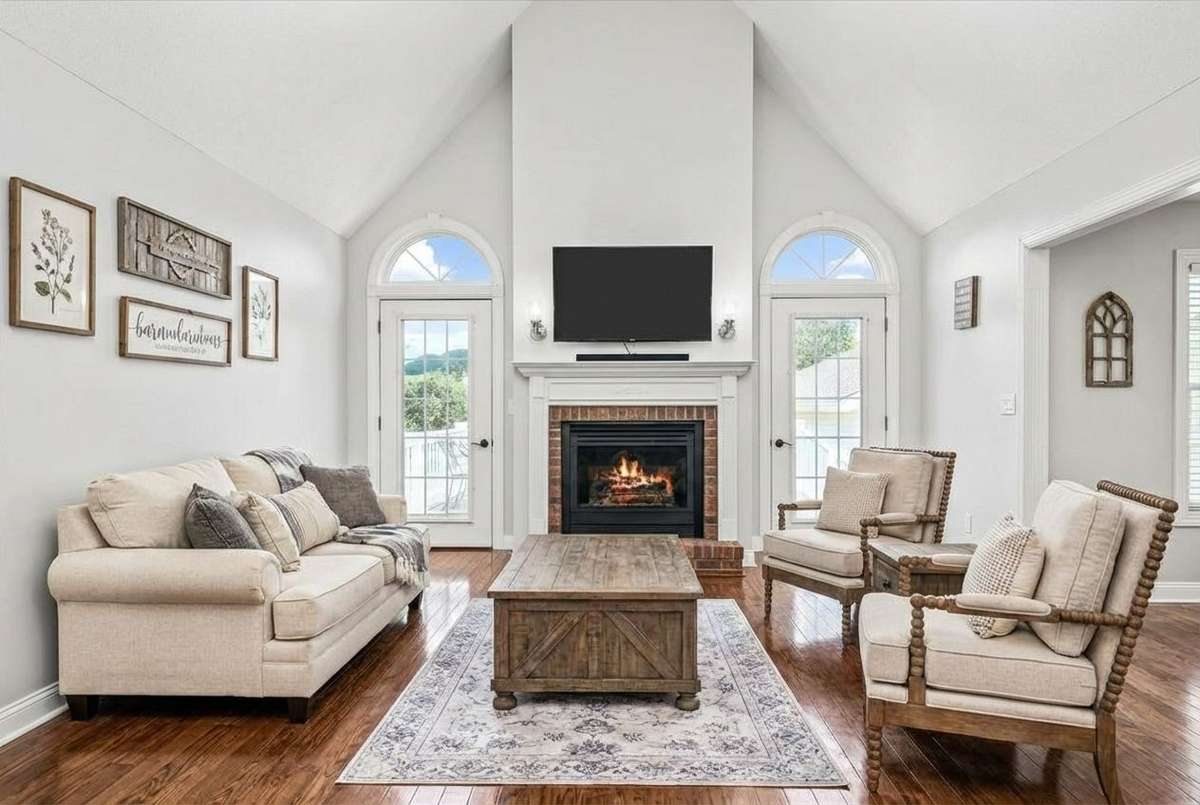 Digitally enhanced to show room furnishing options