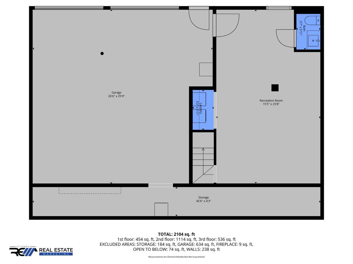 Layout of the Basement level