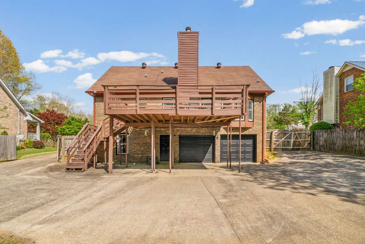 Back View of Home