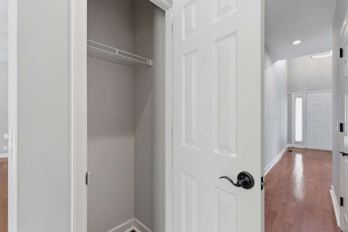 Linen closet located on the main level