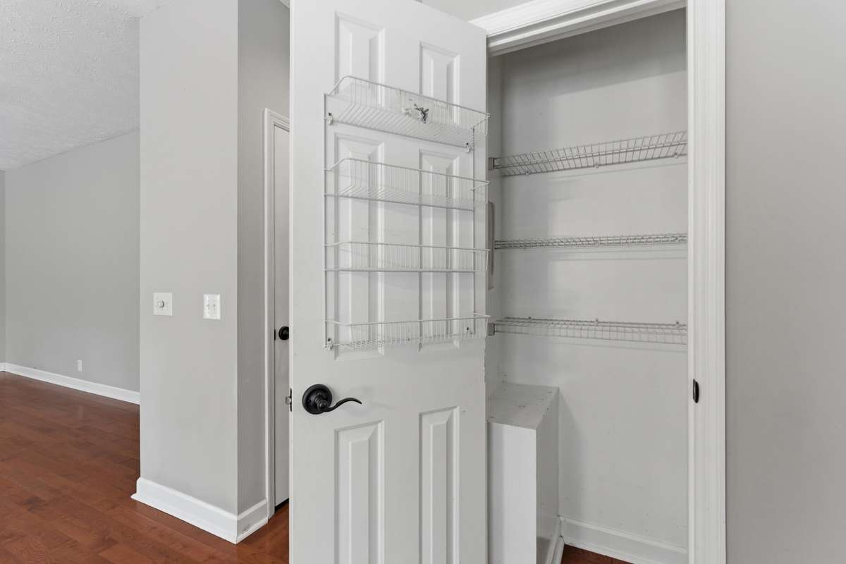 Pantry closet near the kitchen