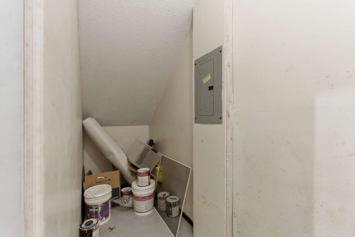 Storage space in garage
