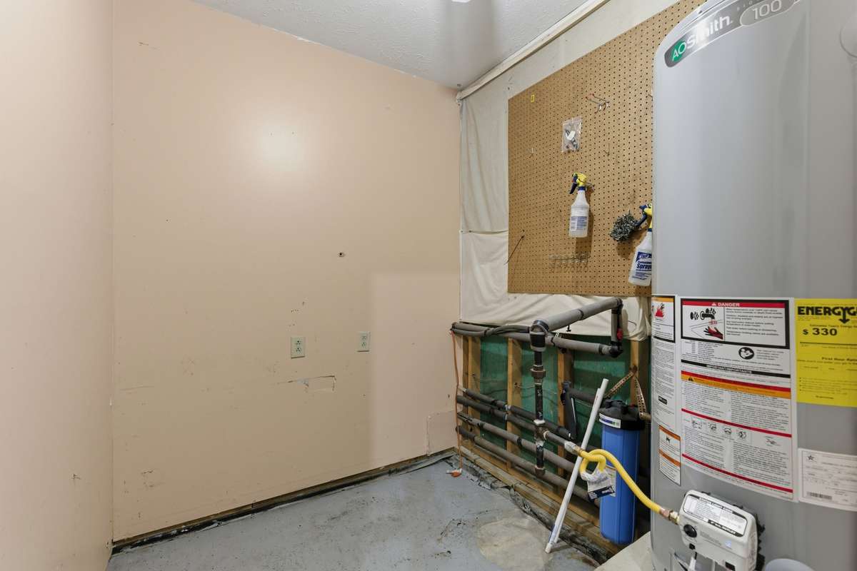 Storage space in garage