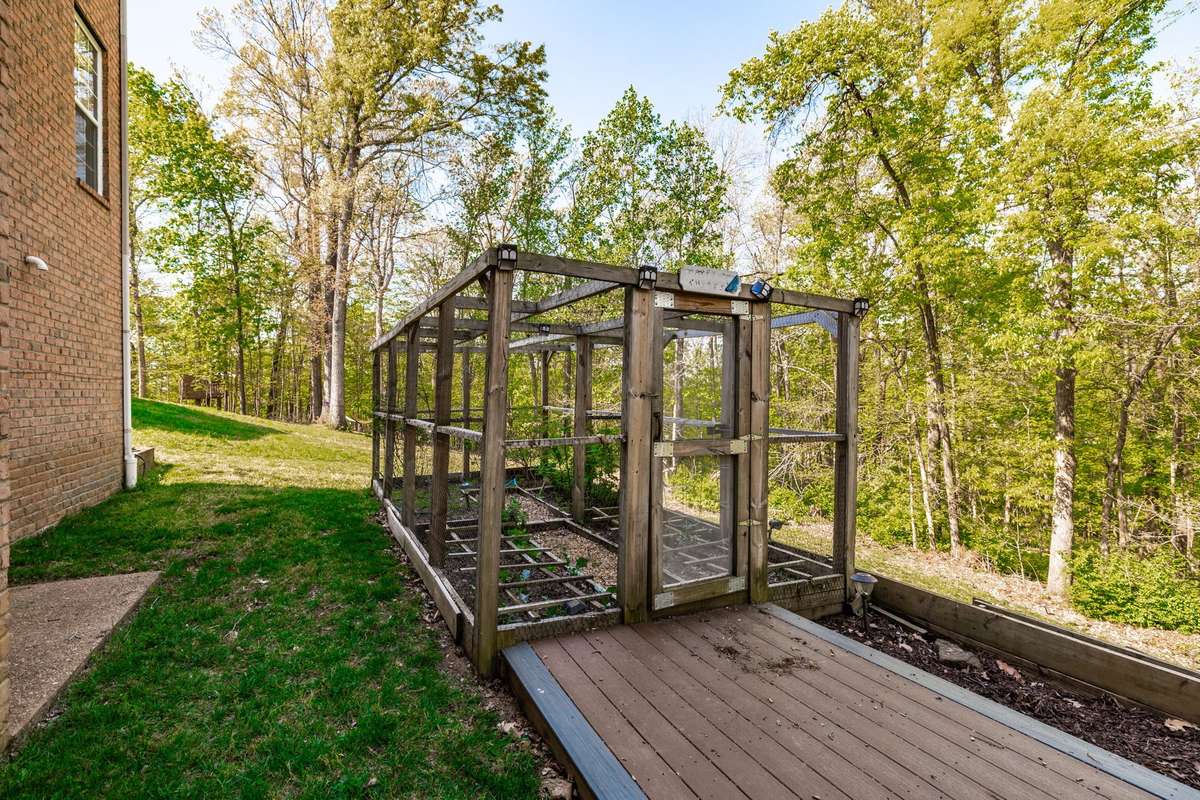 Garden coop provides protection for your crops.