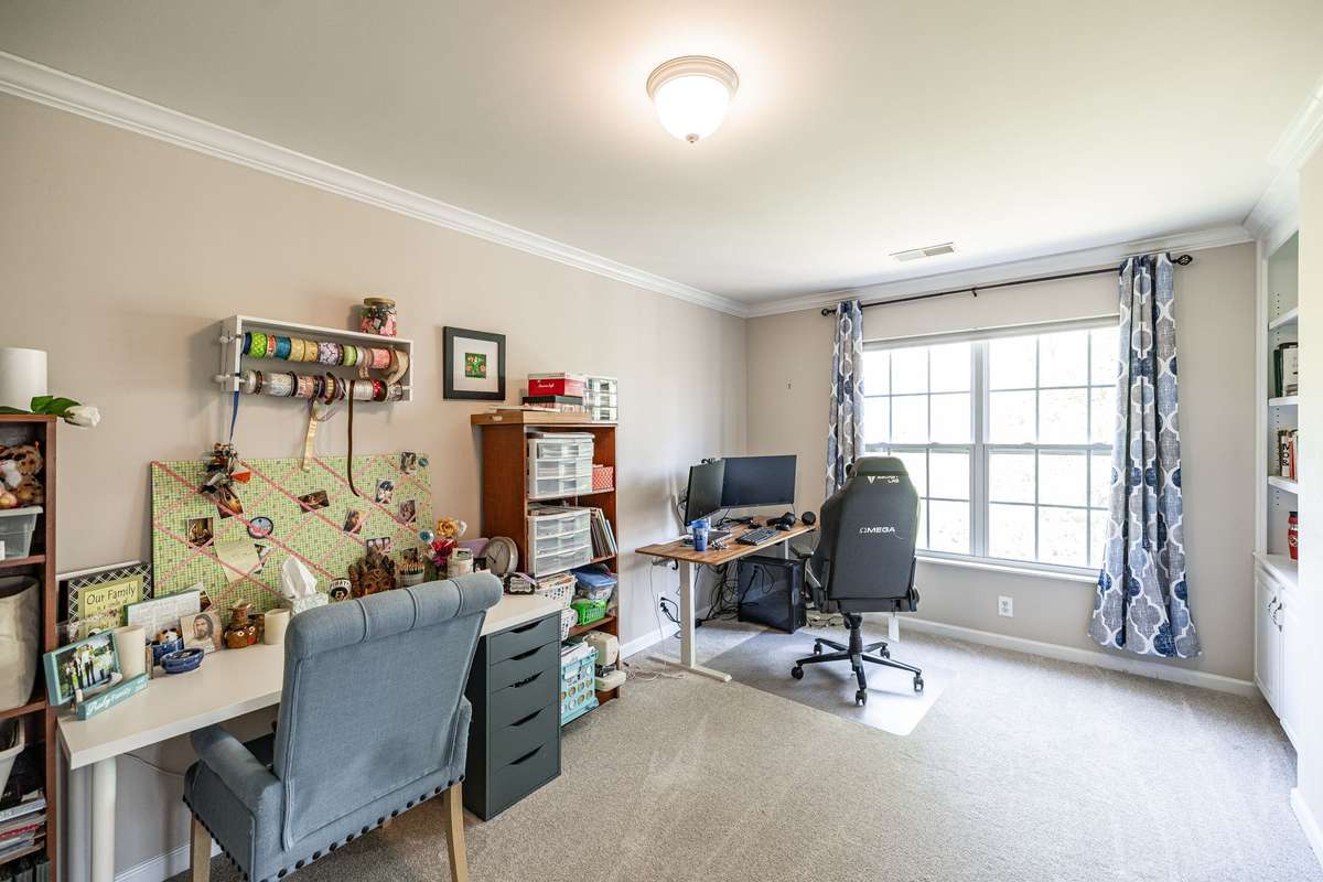 Office / hobby room / work-out room in primary bedroom