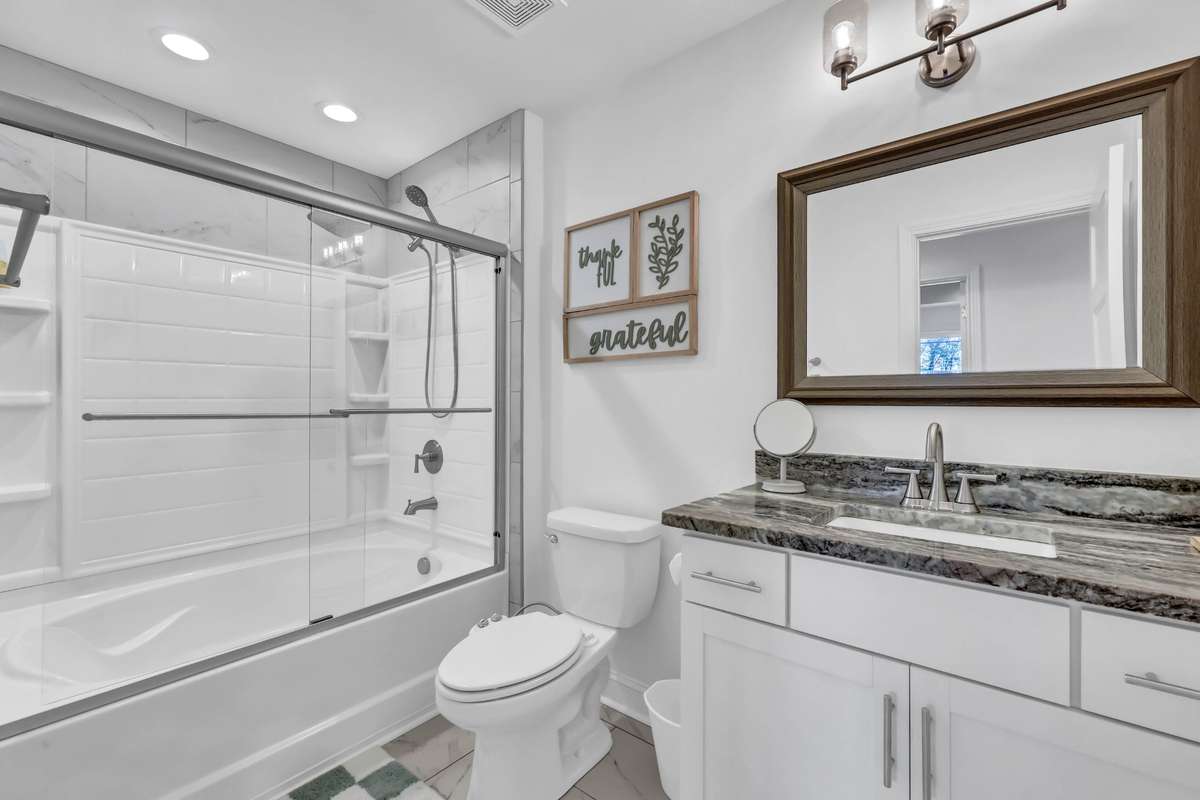 hall bathroom upstairs