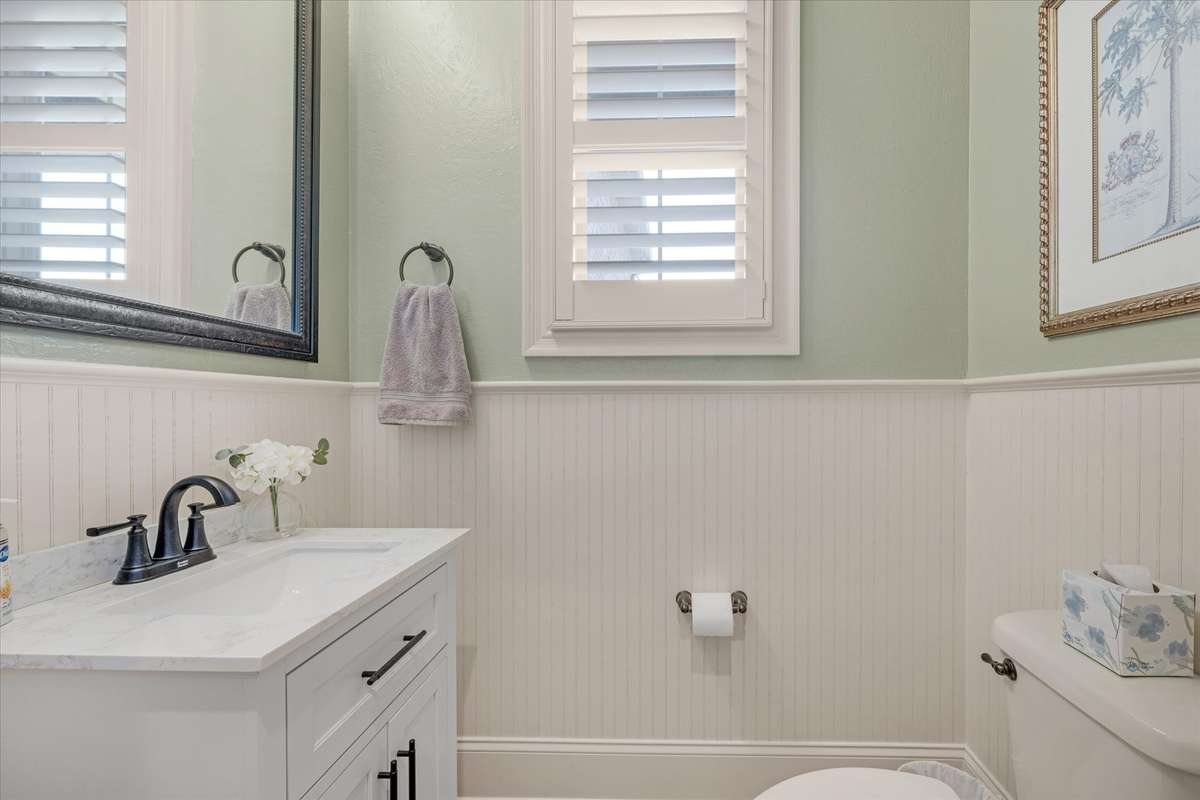 Half bath downstairs