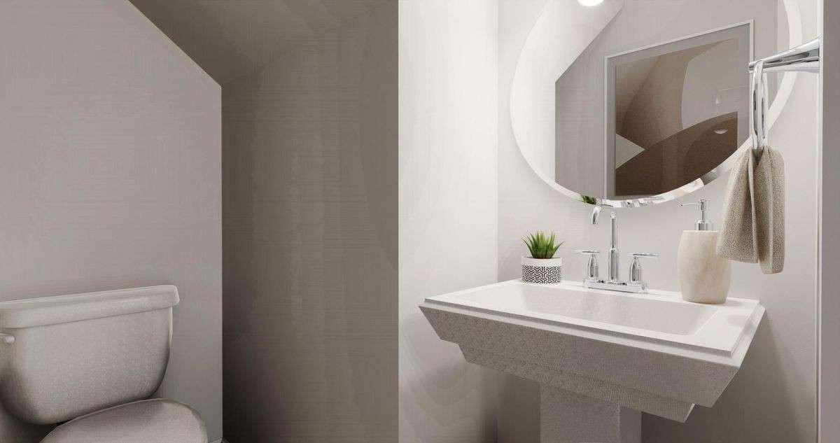 Virtually staged rendering. Features may vary.