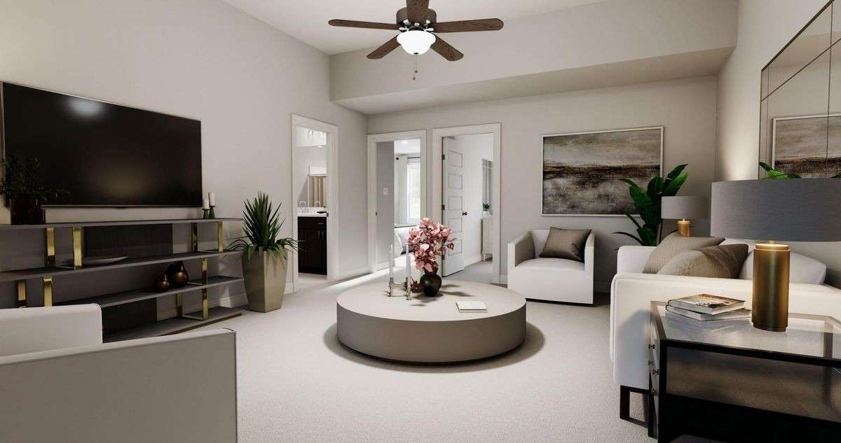 Virtually staged rendering. Features may vary.