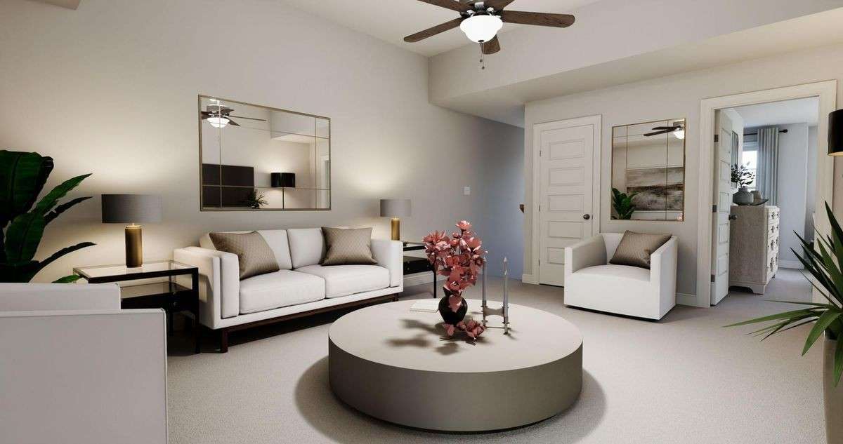 Virtually staged rendering. Features may vary.