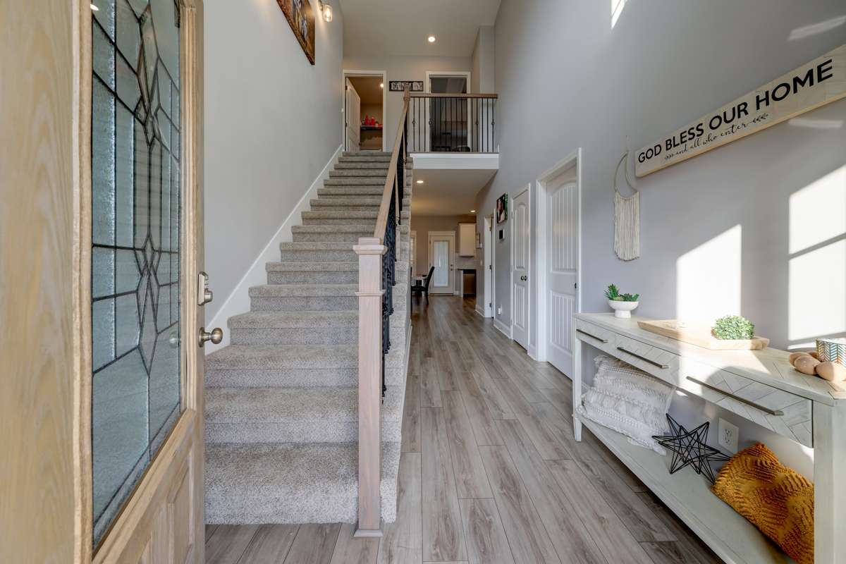 Beautiful entry into the home