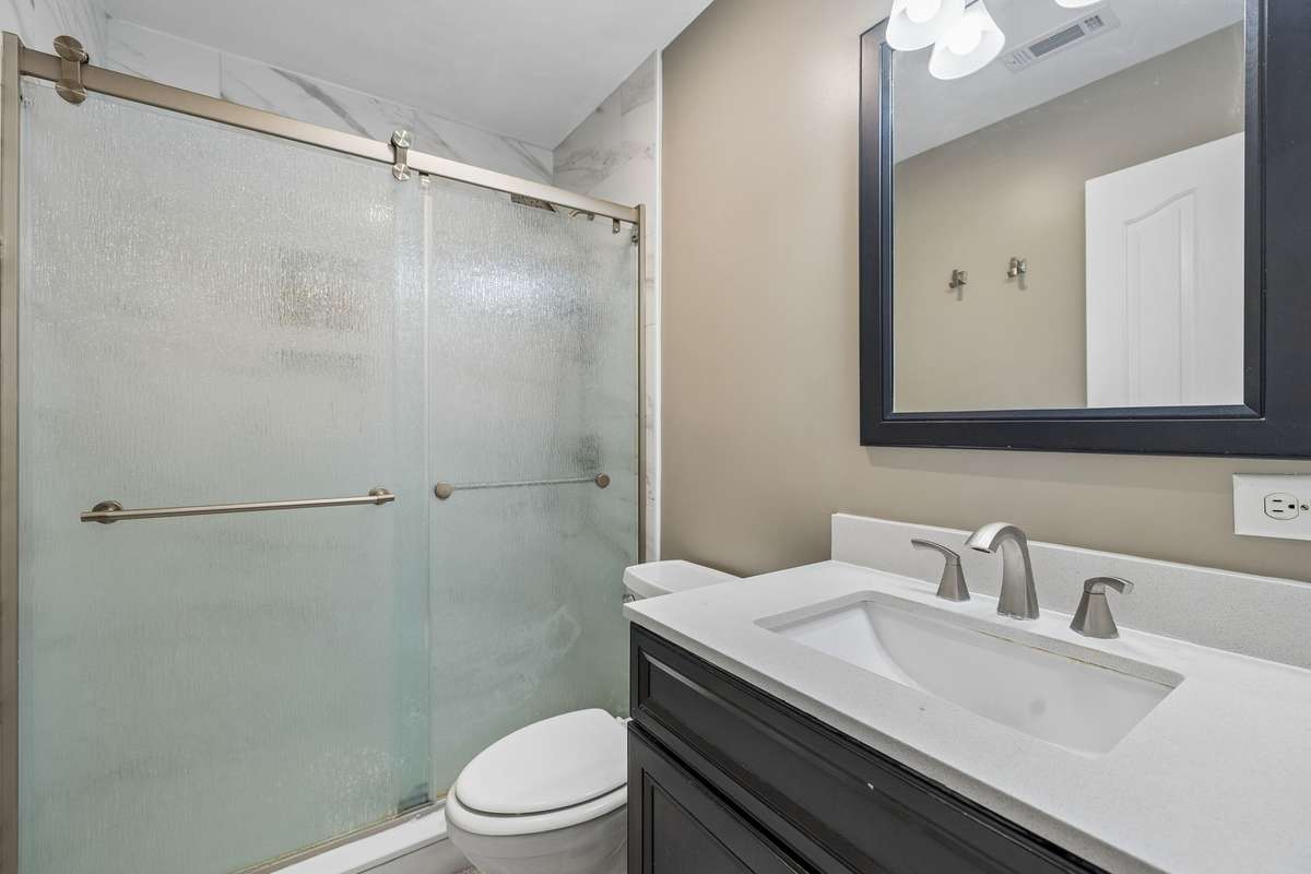 upgraded full bathroom 2nd level