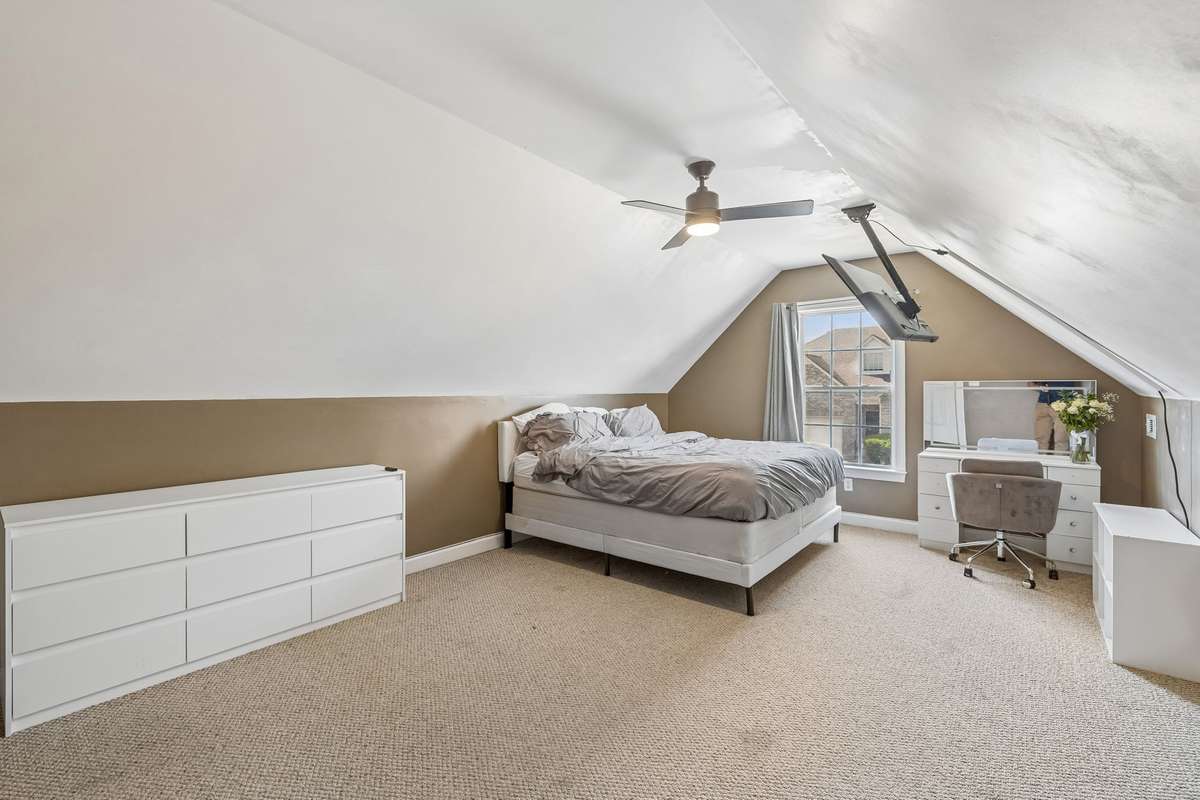 expansive bonus room with a wide open floor plan, perfect for home theater, game room, gym, and oversized office
