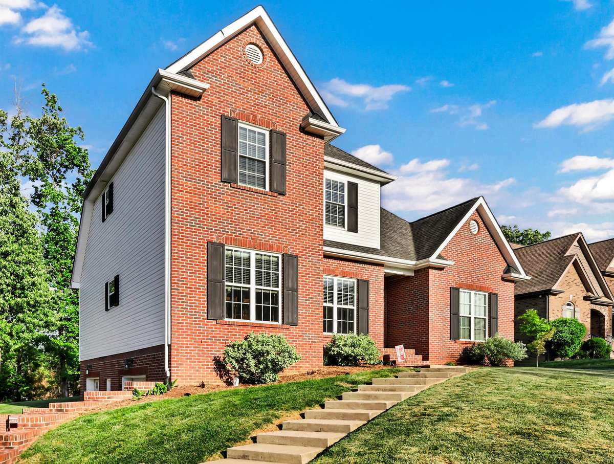 2971 Prince Drive offers a Traditional two story floor plan with primary bedroom on main.