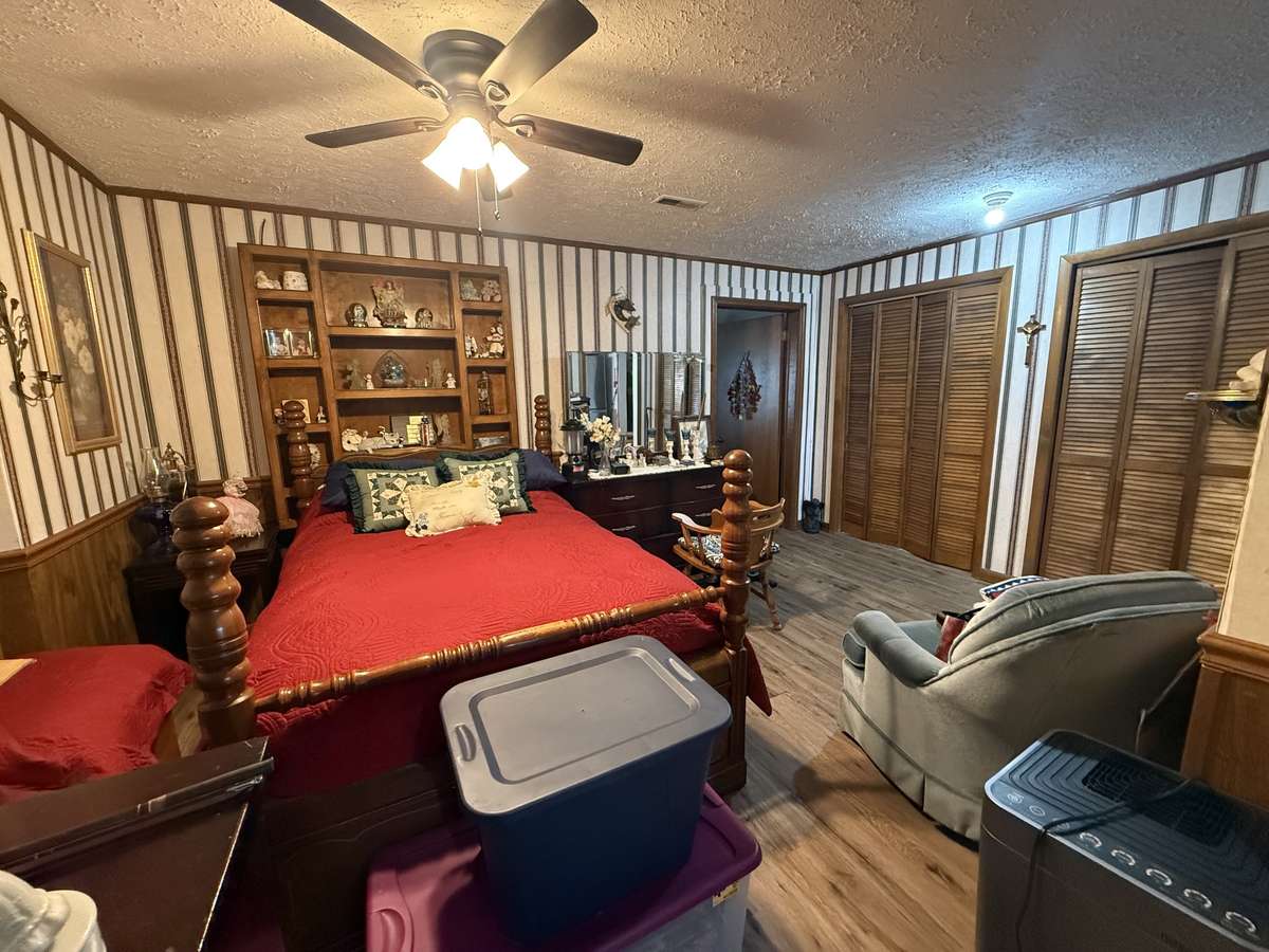 Large closets in the first bedroom.