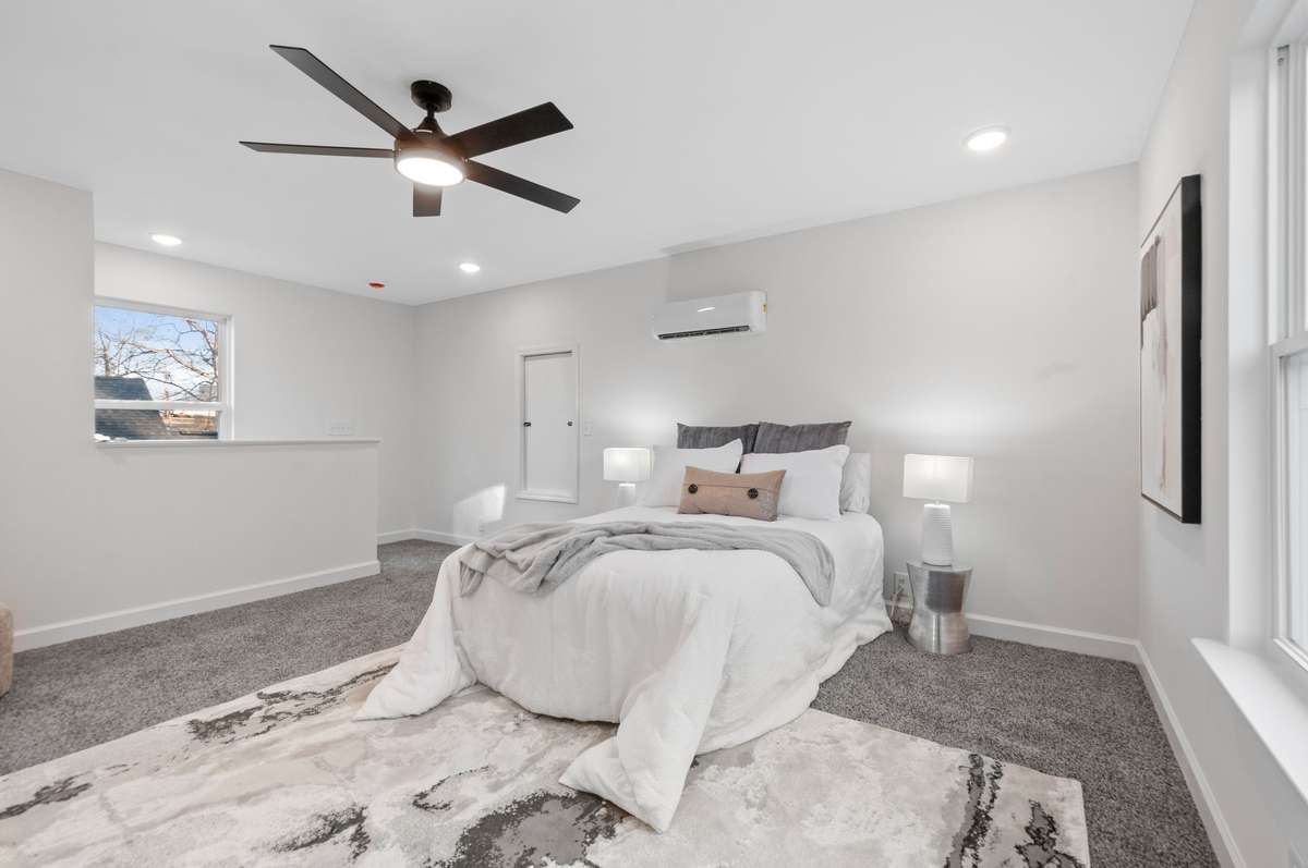 OVERSIZED PRIMARY BEDROOM SUITE— UPSTAIRS…. LARGE PRIVATE BATHROOM & WALK IN CLOSET … nice additional storage!!!