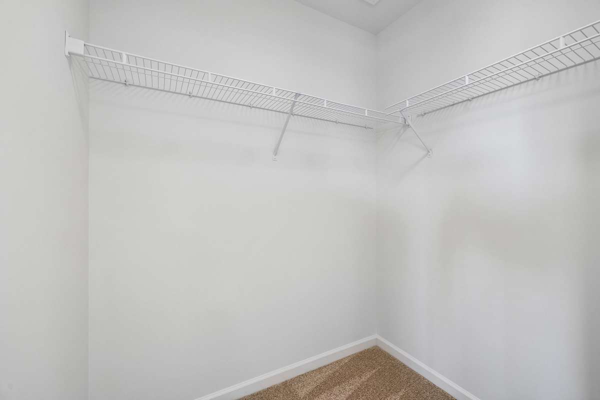 Walk in closets in all bedrooms!