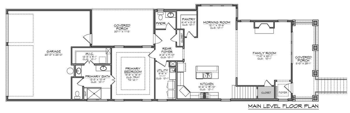 Interior layout with primary on main level, 3 car garage, Open layout concept, fireplace, walk in pantry, large oversize walk - in shower in primary, covered rear porch.