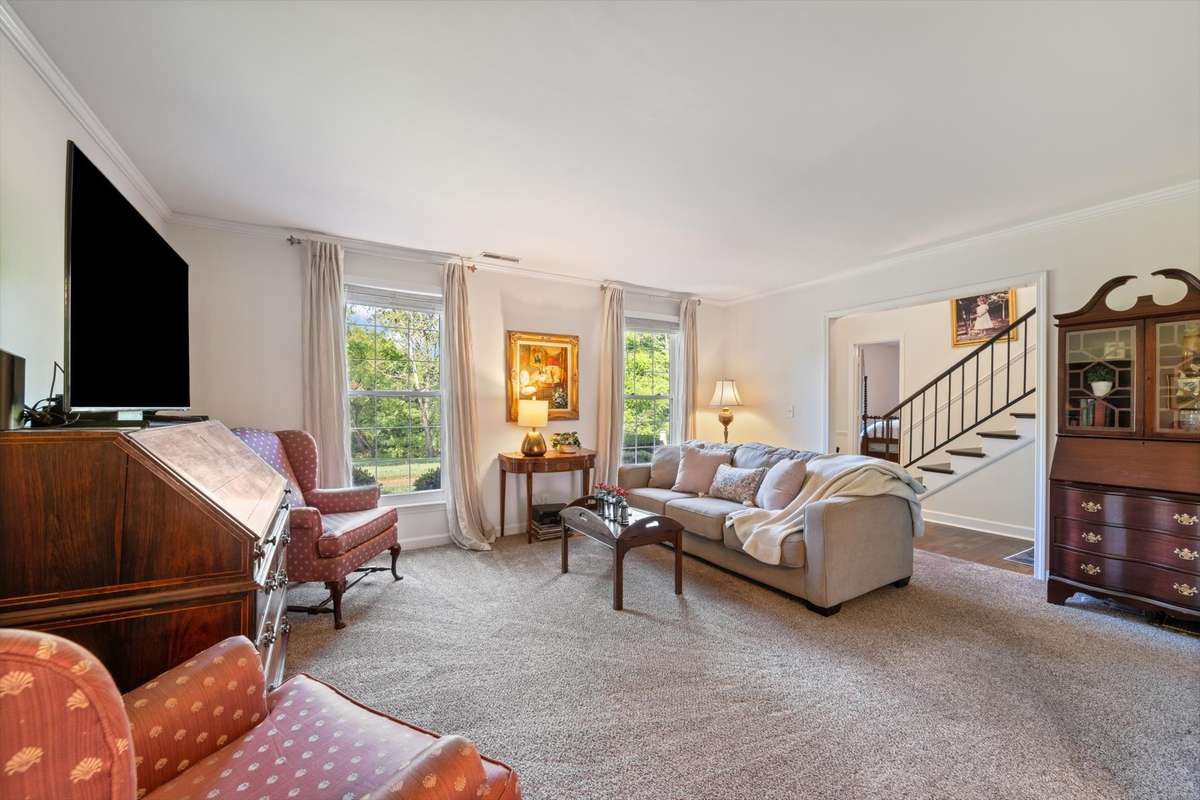 Window treatments and hardware do not convey with home