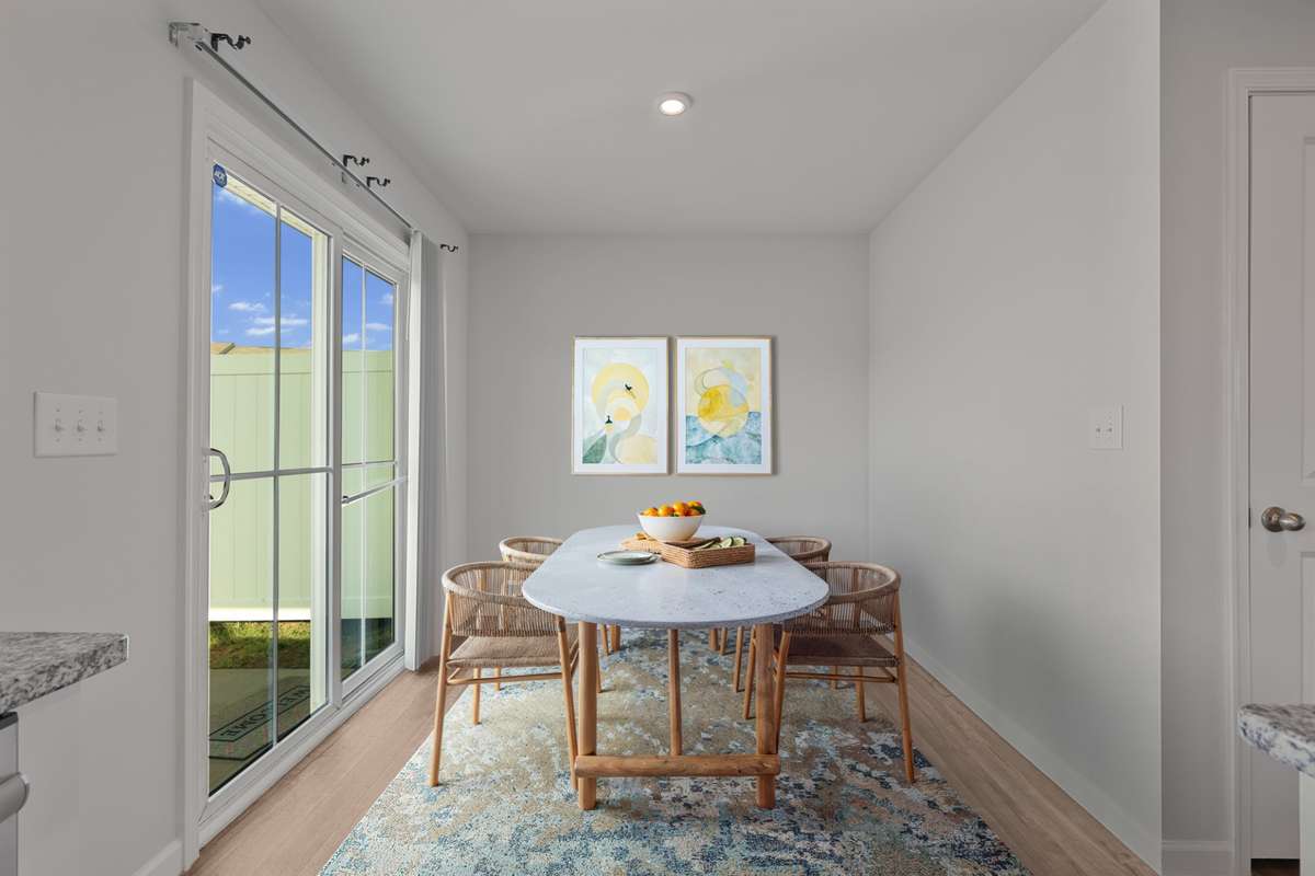 Virtually Staged Dining Room