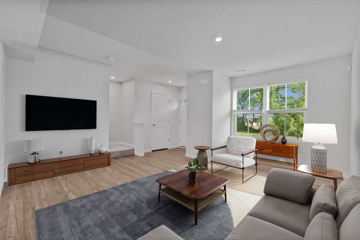 Virtually Staged Living Room