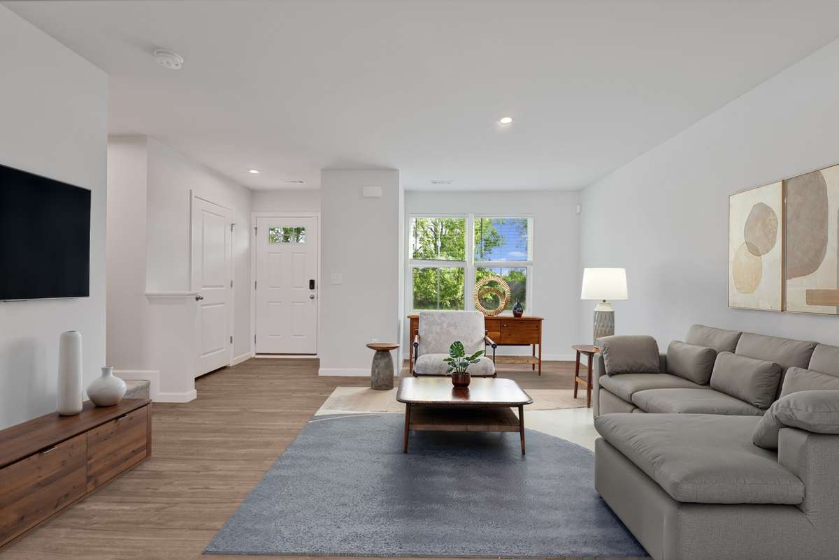 Virtually Staged Living Room