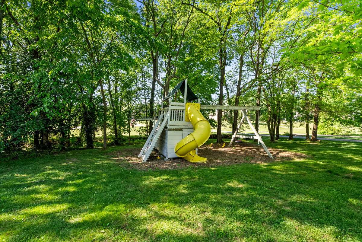 Playset can stay or be removed.